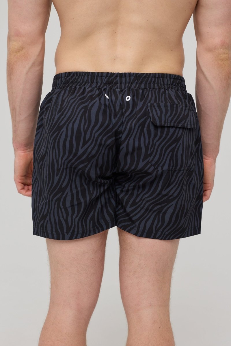 Black Tiger Men's Swim Shorts - OOSC Clothing - USA