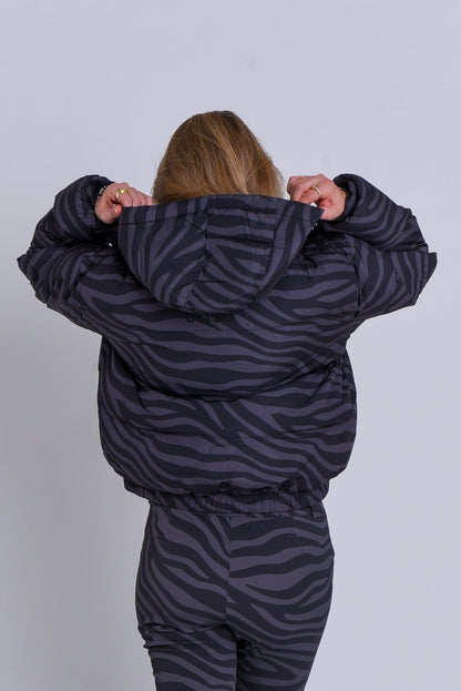 Chic Puffer Jacket - Black Tiger - OOSC Clothing - USA