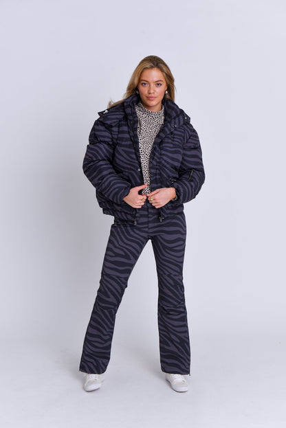 Chic Puffer Jacket - Black Tiger - OOSC Clothing - USA