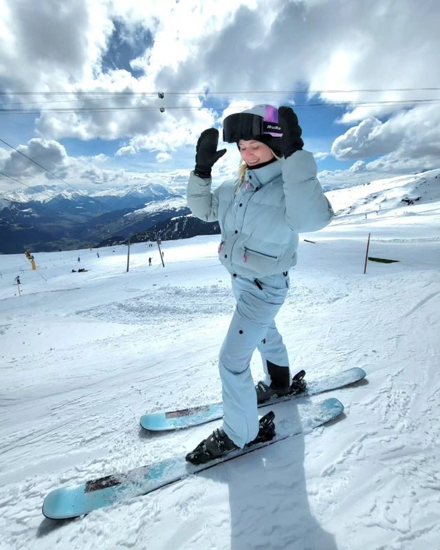 Chic Puffer Jacket - Ice Blue - OOSC Clothing - USA