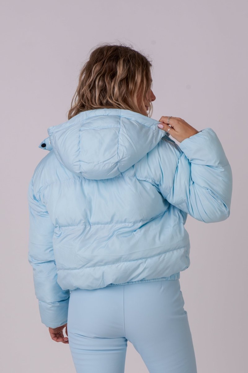 Chic Puffer Jacket - Ice Blue - OOSC Clothing - USA