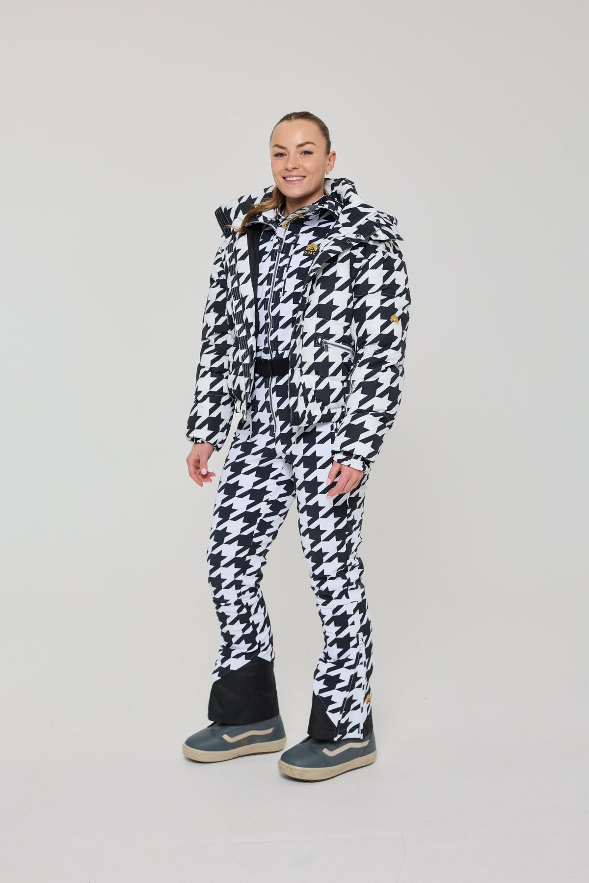Chic Puffer Jacket - Monochrome Muse - OOSC Clothing - USA