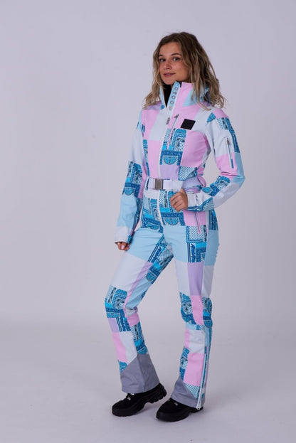 Chic Ski Suit - Patchwork - OOSC Clothing - USA