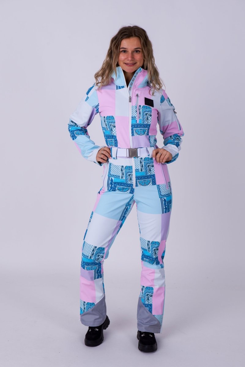 Chic Ski Suit - Patchwork - OOSC Clothing - USA