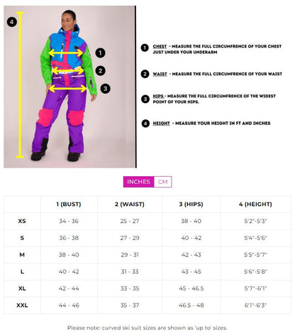 Clueless Curved Women's Ski Suit - OOSC Clothing - USA