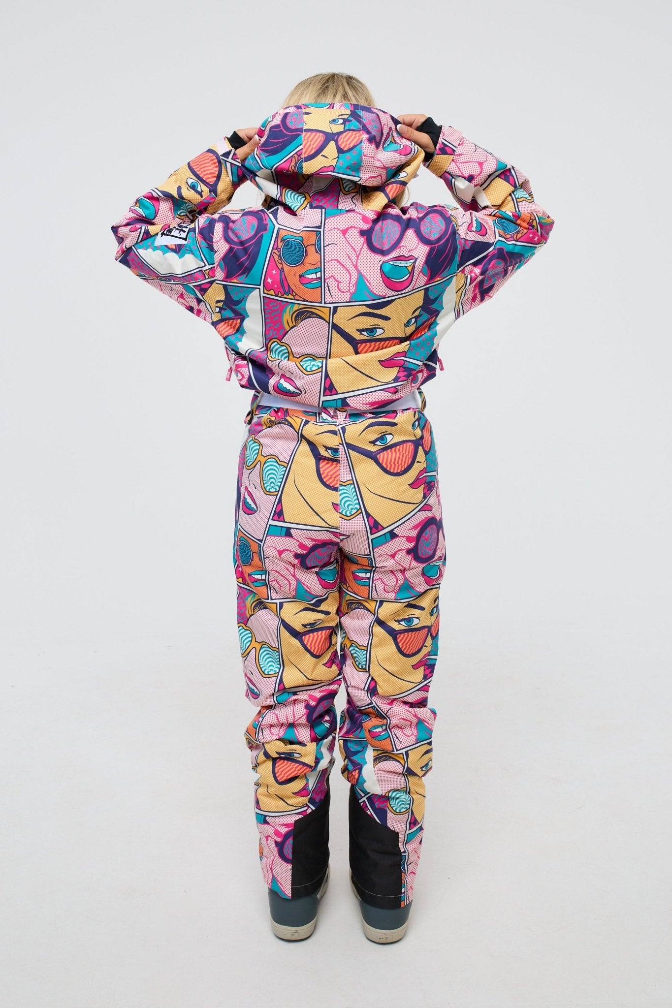 Comic Book Candy - Curved Women's Ski Suit - OOSC Clothing - USA