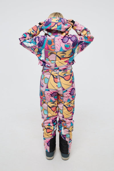 Comic Book Candy - Shaped Women's Ski Suit - OOSC Clothing - USA