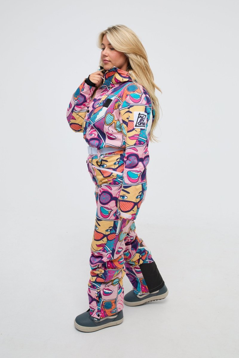 Comic Book Candy - Shaped Women's Ski Suit - OOSC Clothing - USA