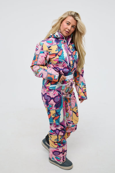 Comic Book Candy - Shaped Women's Ski Suit - OOSC Clothing - USA