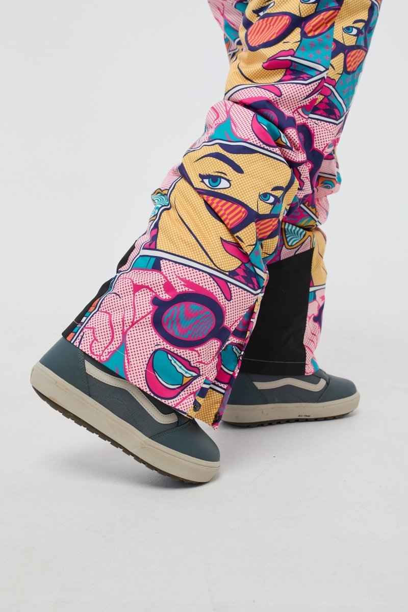 Comic Book Candy - Shaped Women's Ski Suit - OOSC Clothing - USA