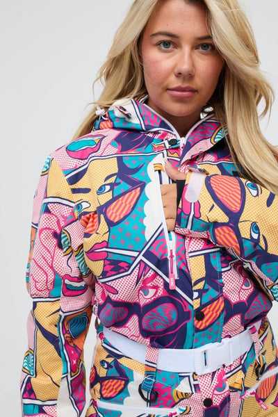 Comic Book Candy - Shaped Women's Ski Suit - OOSC Clothing - USA