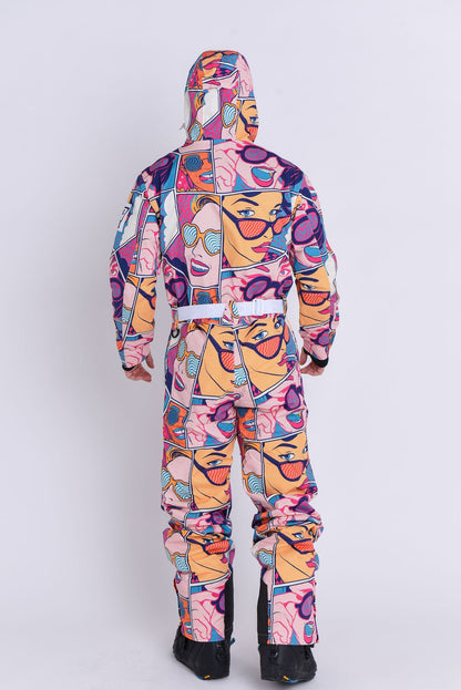 Comic Book Candy Ski Suit - Mens - OOSC Clothing - USA