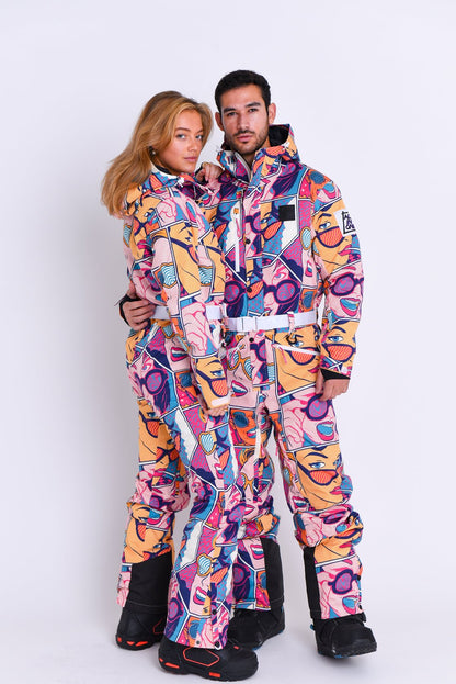 Comic Book Candy Ski Suit - Mens - OOSC Clothing - USA