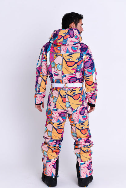 Comic Book Candy Ski Suit - Mens - OOSC Clothing - USA