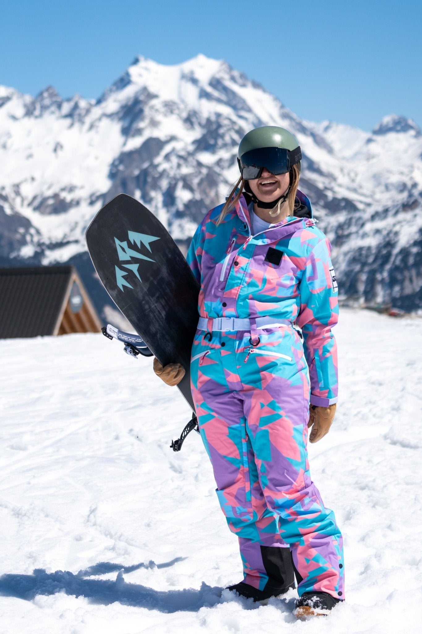 Del Mar Shaped Ski Suit | Retro Snow Suit (Women's) - OOSC