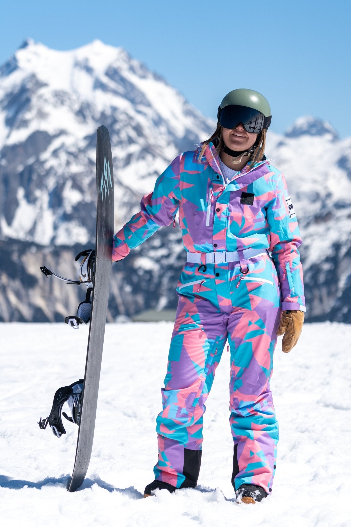 Del Mar Shaped Ski Suit | Retro Snow Suit (Women's) - OOSC