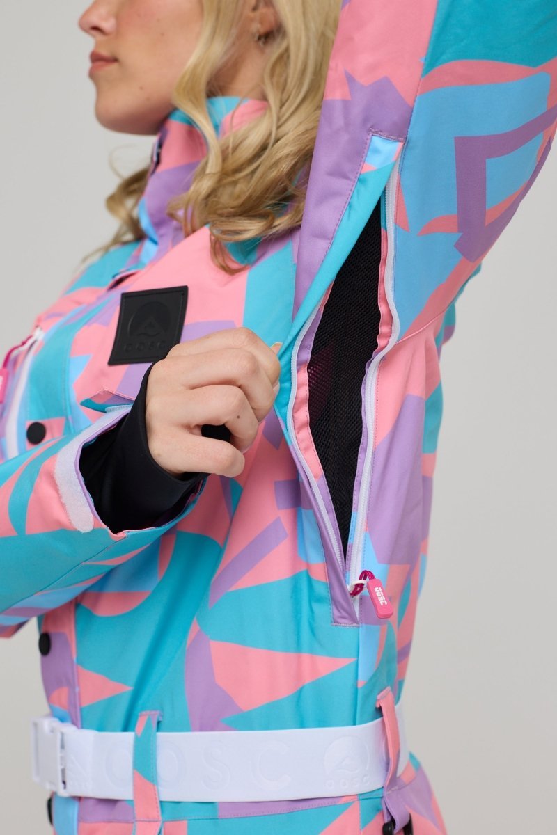Del Mar Shaped Ski Suit | Retro Snow Suit (Women's) - OOSC