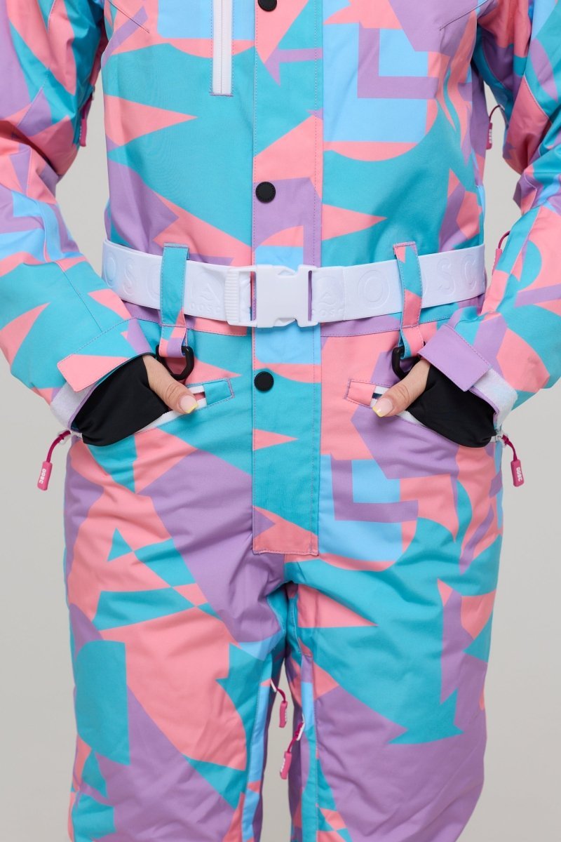 Del Mar Shaped Ski Suit | Retro Snow Suit (Women's) - OOSC