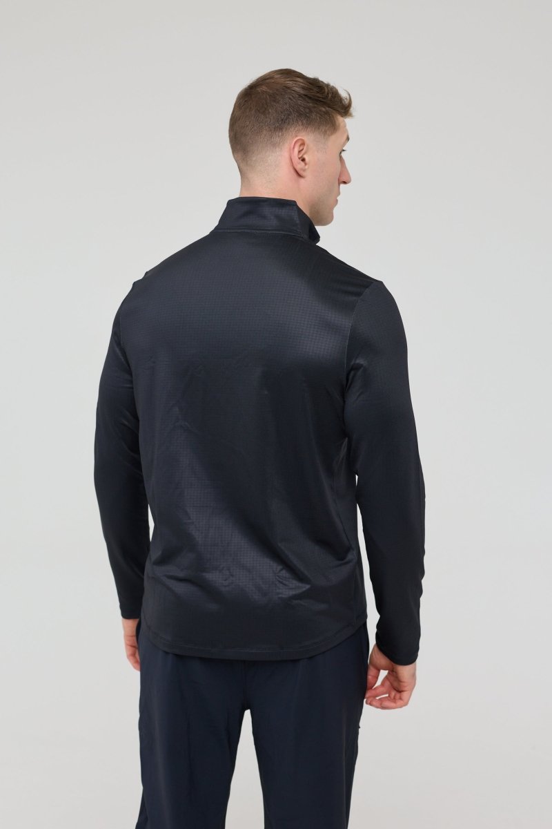 Elite Activewear 1/4 Zip Top - Black - OOSC Clothing - USA