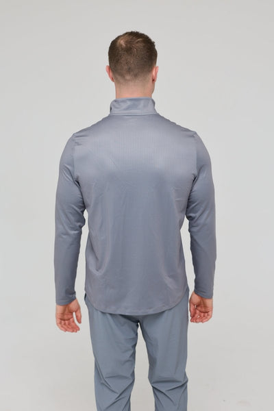 Elite Activewear 1/4 Zip Top - Grey - OOSC Clothing - USA