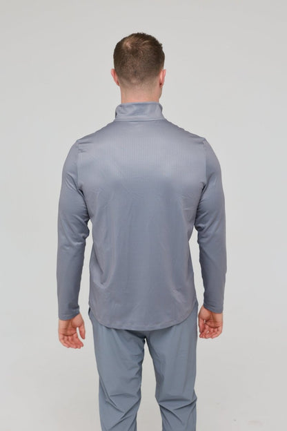 Elite Activewear 1/4 Zip Top - Grey - OOSC Clothing - USA