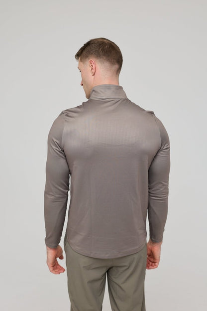 Elite Activewear 1/4 Zip Top - Khaki - OOSC Clothing - USA