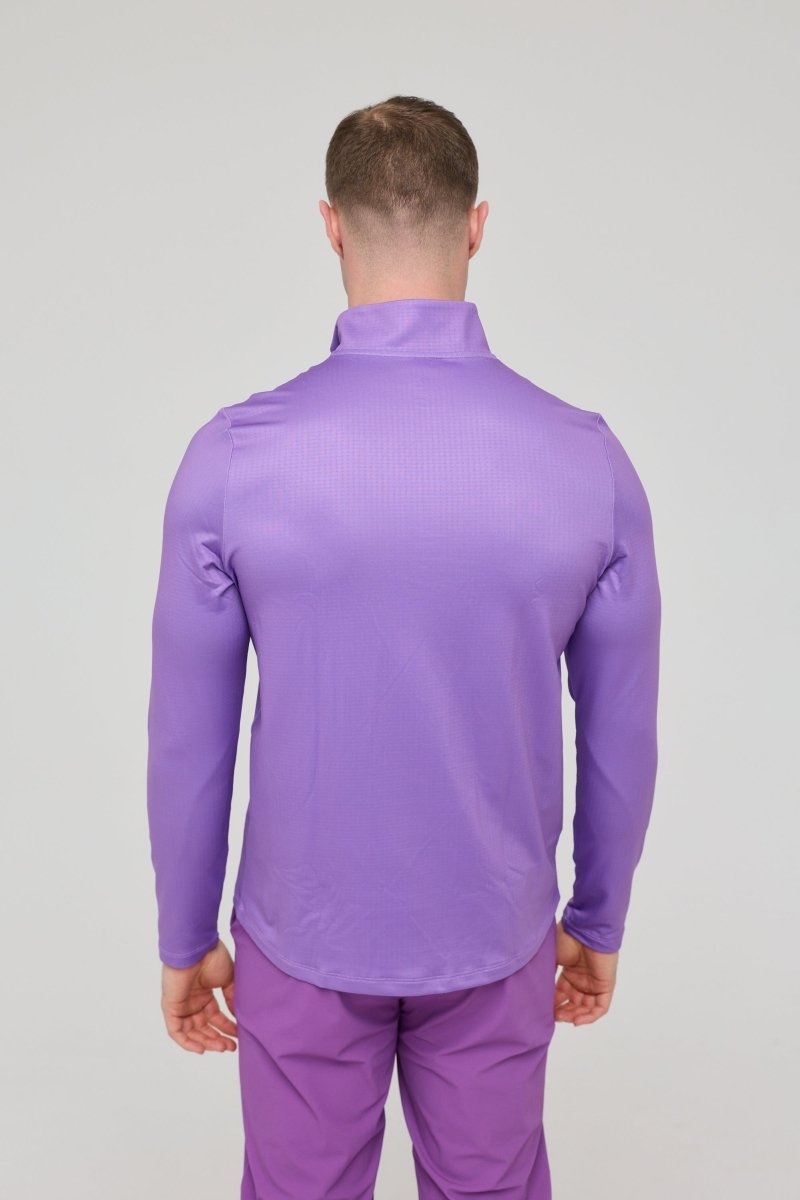 Elite Activewear 1/4 Zip Top - Purple - OOSC Clothing - USA