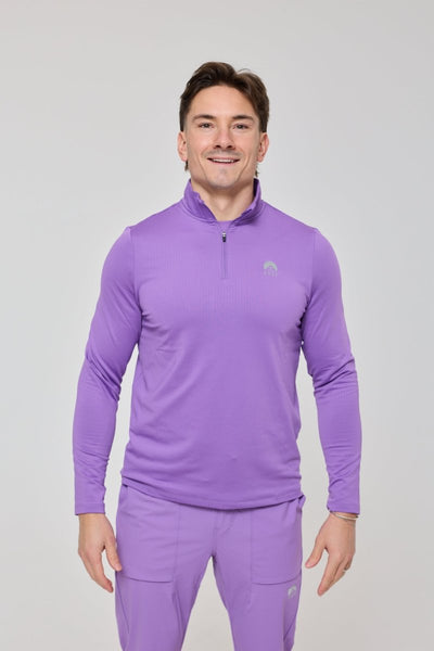 Elite Activewear 1/4 Zip Top - Purple - OOSC Clothing - USA