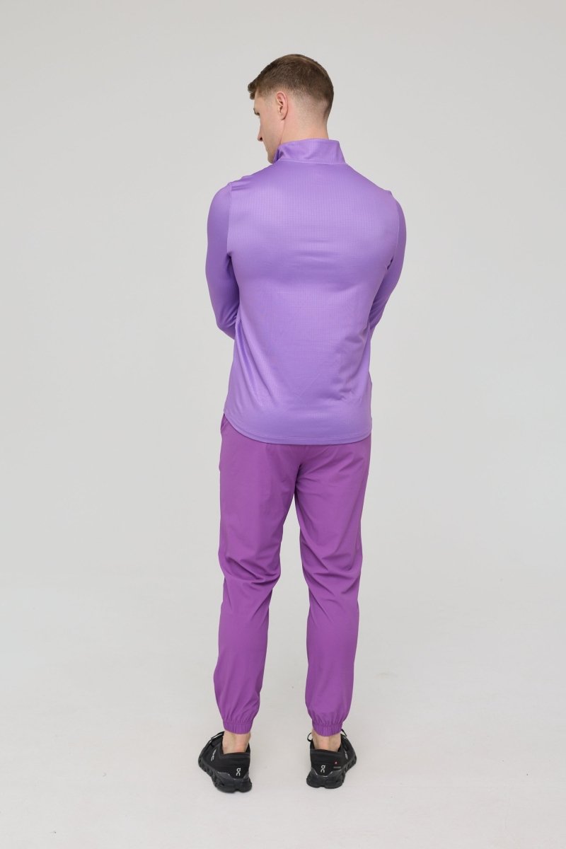 Elite Activewear 1/4 Zip Top - Purple - OOSC Clothing - USA