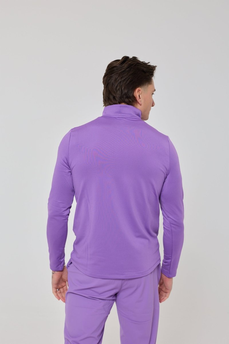 Elite Activewear 1/4 Zip Top - Purple - OOSC Clothing - USA