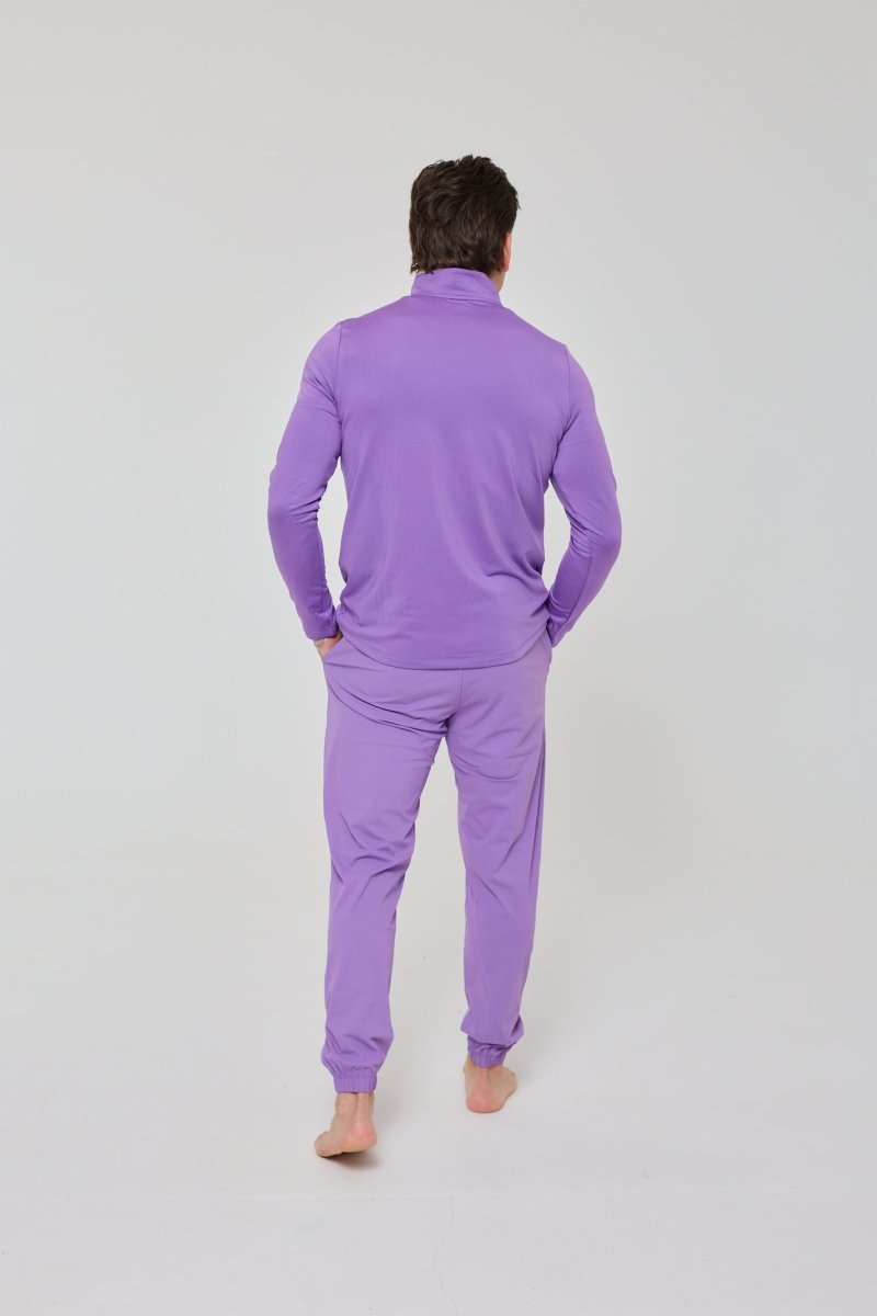 Elite Activewear 1/4 Zip Top - Purple - OOSC Clothing - USA