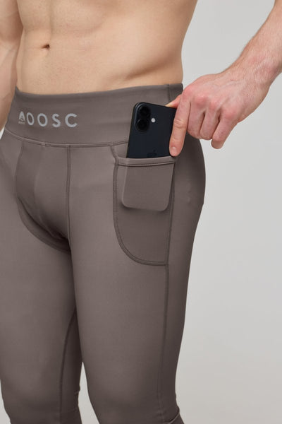 Elite Activewear Leggings - Khaki - OOSC Clothing - USA