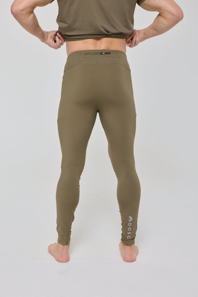Elite Activewear Leggings - Khaki - OOSC Clothing - USA