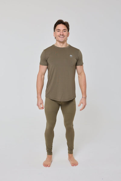 Elite Activewear Leggings - Khaki - OOSC Clothing - USA