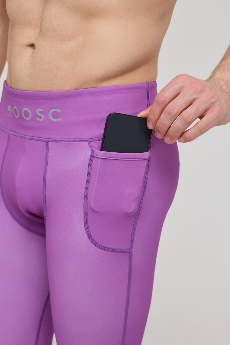 Elite Activewear Leggings - Purple - OOSC Clothing - USA