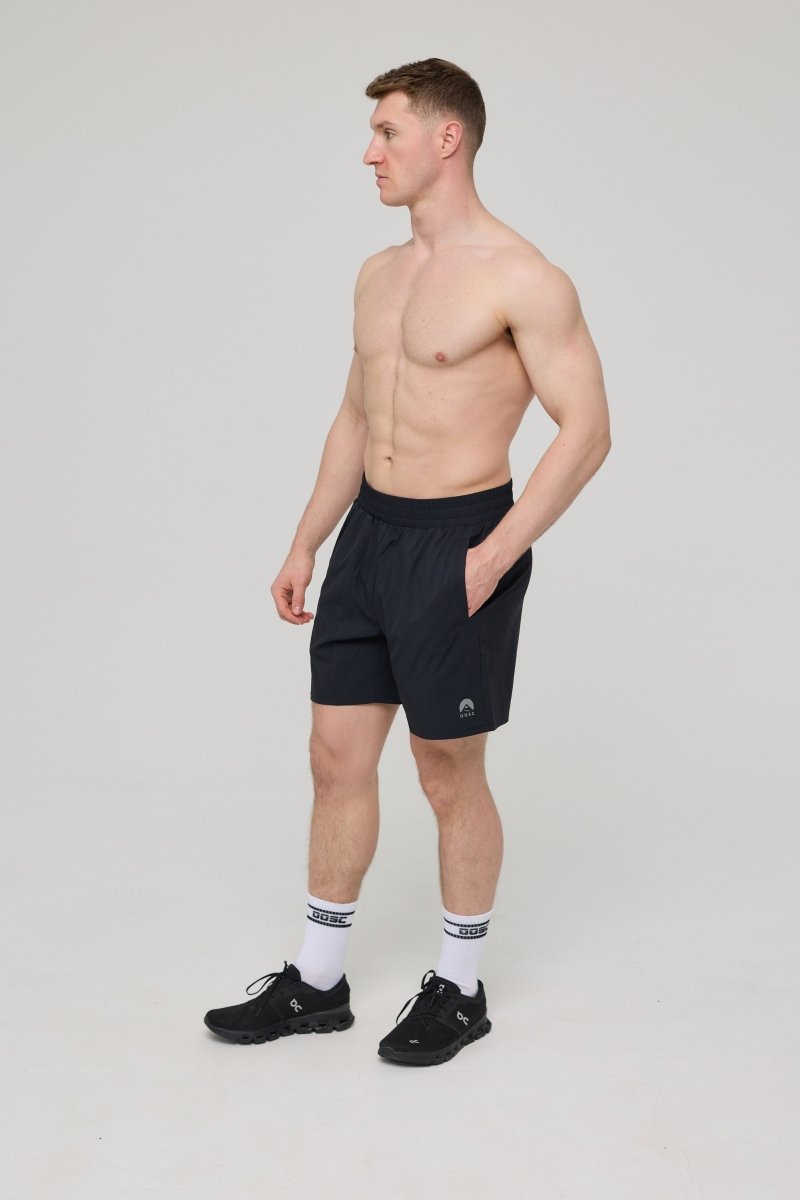 Elite Activewear Shorts - Black - OOSC Clothing - USA
