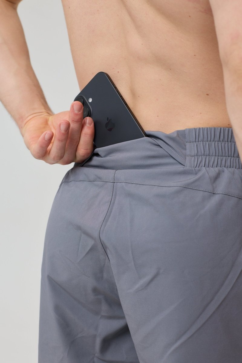 Elite Activewear Shorts - Grey - OOSC Clothing - USA