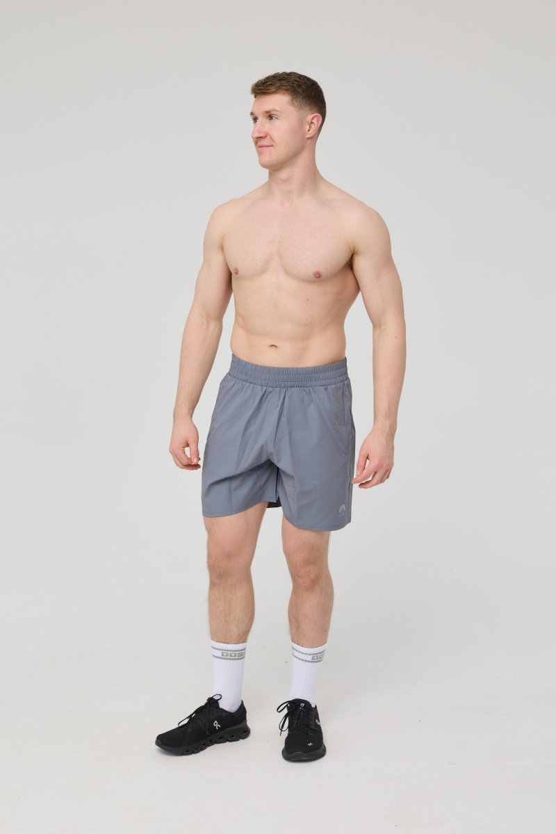 Elite Activewear Shorts - Grey - OOSC Clothing - USA