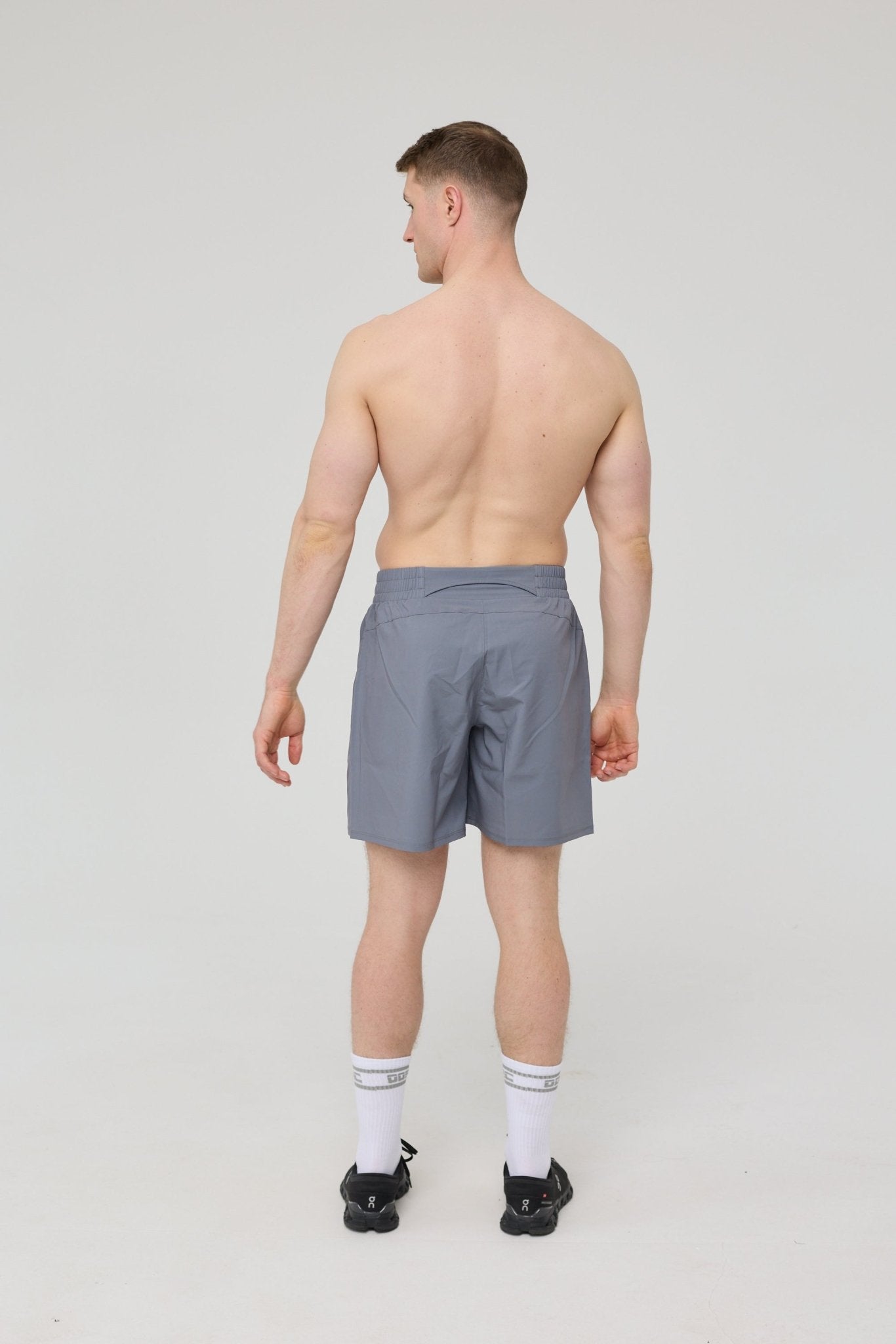 Elite Activewear Shorts - Grey - OOSC Clothing - USA