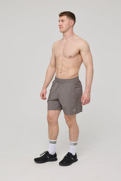 Elite Activewear Shorts - Khaki - OOSC Clothing - USA