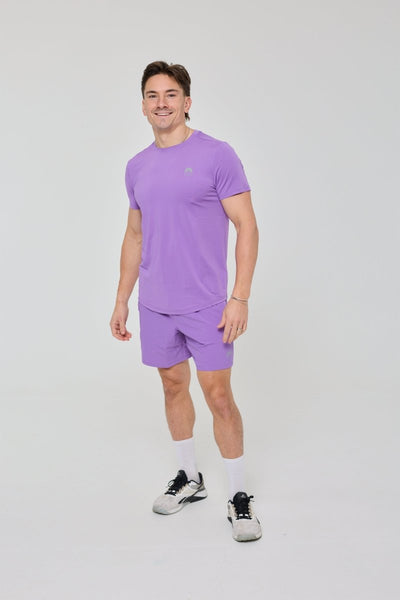 Elite Activewear Shorts - Purple - OOSC Clothing - USA