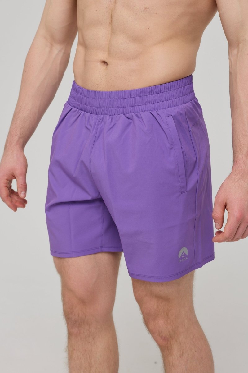 Elite Activewear Shorts - Purple - OOSC Clothing - USA