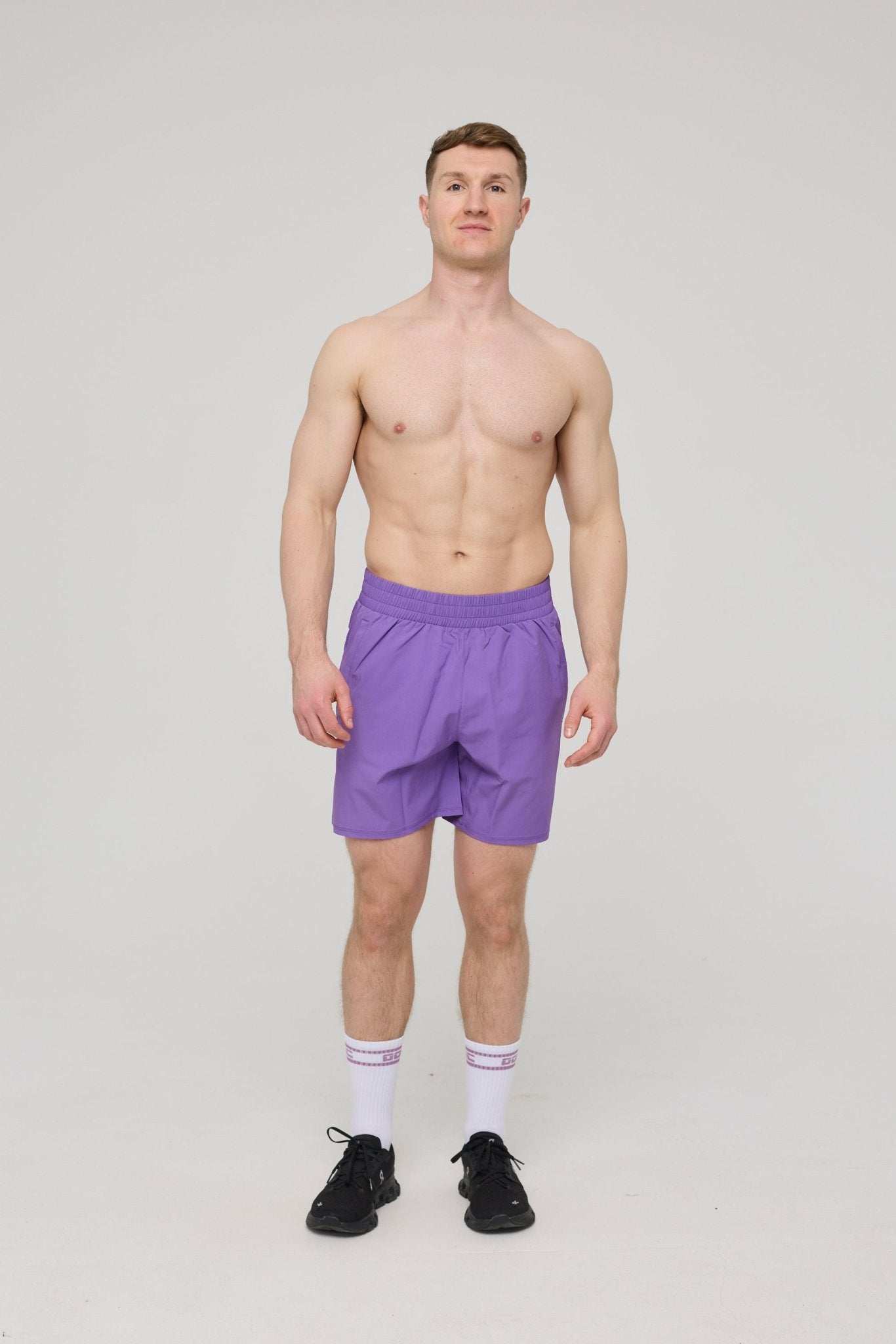 Elite Activewear Shorts - Purple - OOSC Clothing - USA