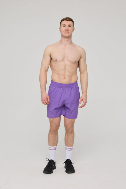 Elite Activewear Shorts - Purple - OOSC Clothing - USA