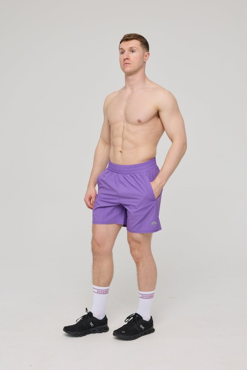 Elite Activewear Shorts - Purple - OOSC Clothing - USA