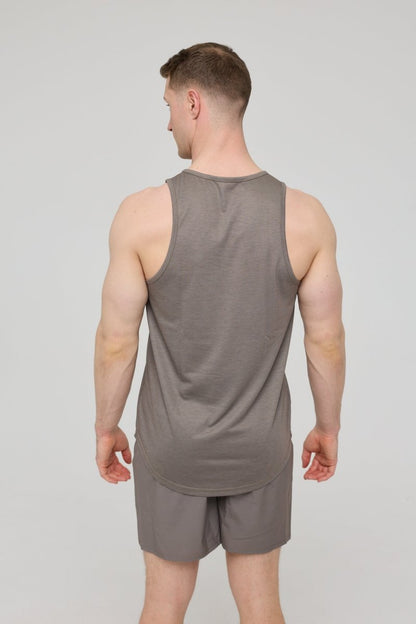 Elite Activewear Tank Khaki - Men's - OOSC Clothing - USA