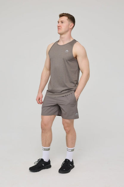 Elite Activewear Tank Khaki - Men's - OOSC Clothing - USA