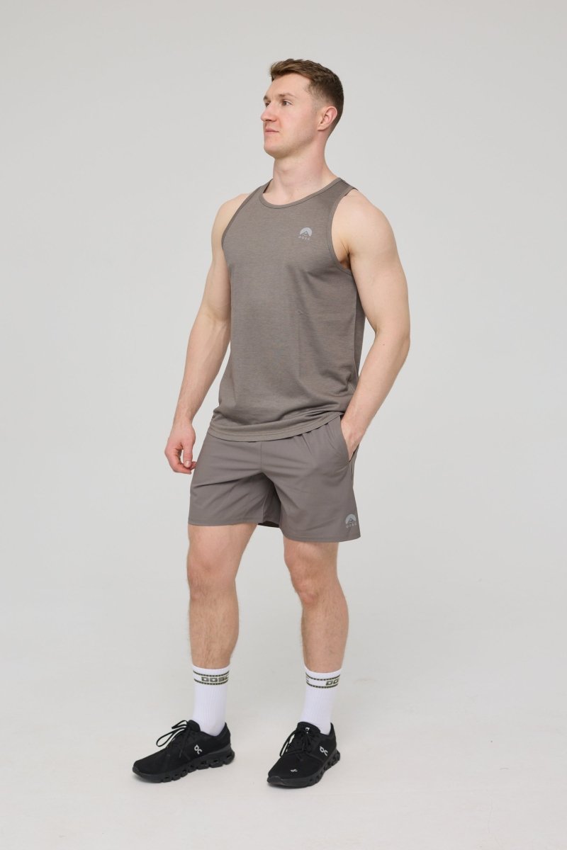 Elite Activewear Tank Khaki - Men's - OOSC Clothing - USA