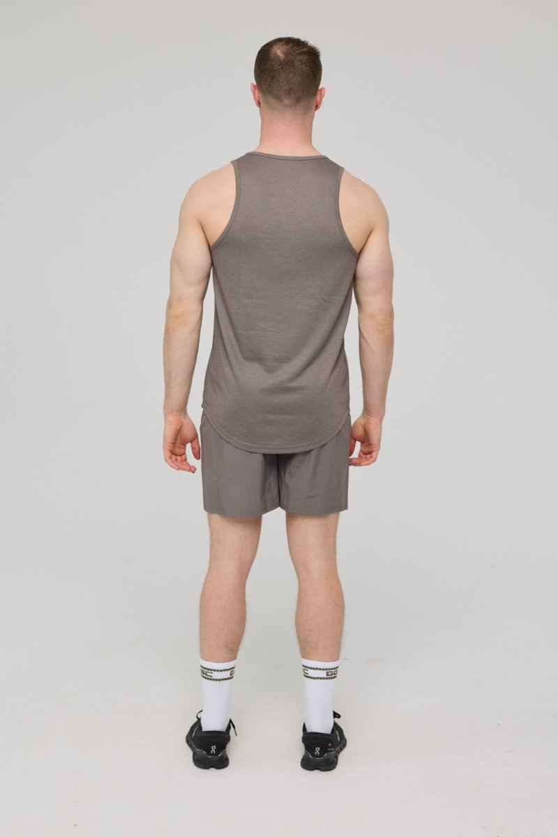 Elite Activewear Tank Khaki - Men's - OOSC Clothing - USA