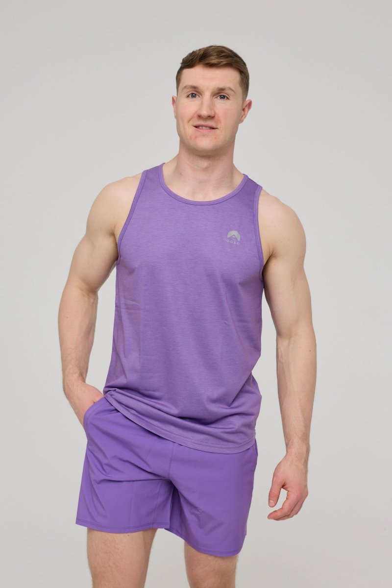 Elite Activewear Tank Purple - Men's - OOSC Clothing - USA